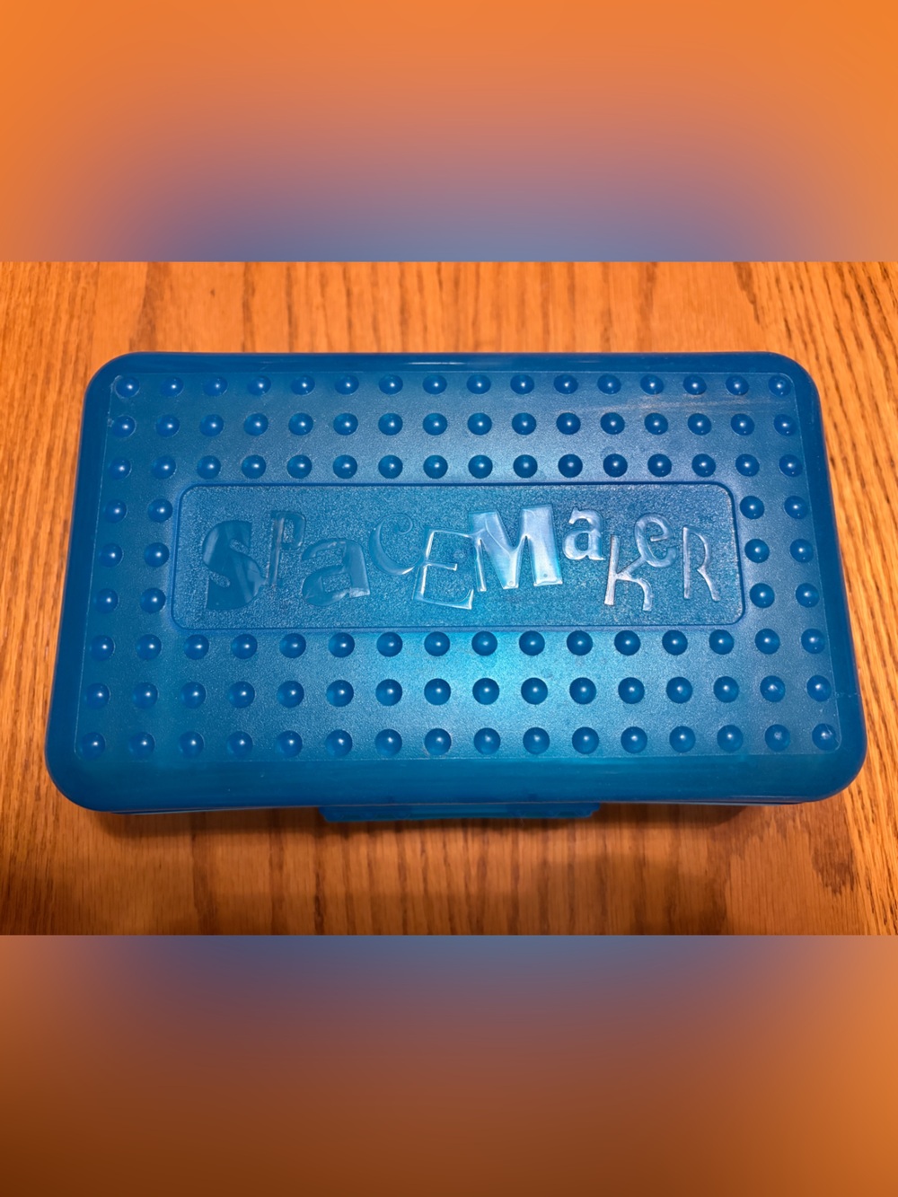 Blue SpaceMaker Plastic Pencil Case